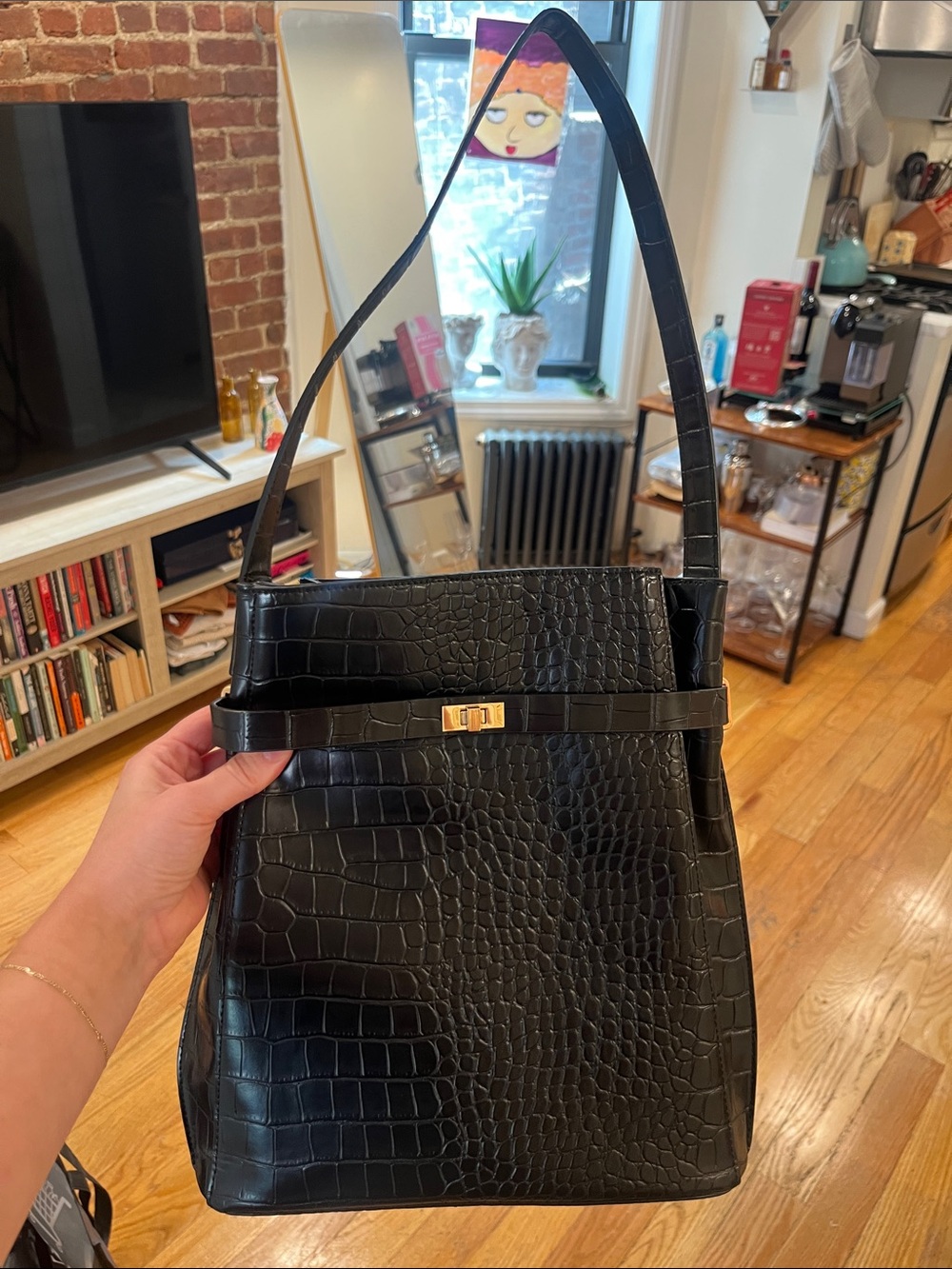 Ann Taylor black purse